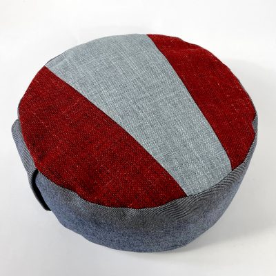 Pouffe - Red/Blue